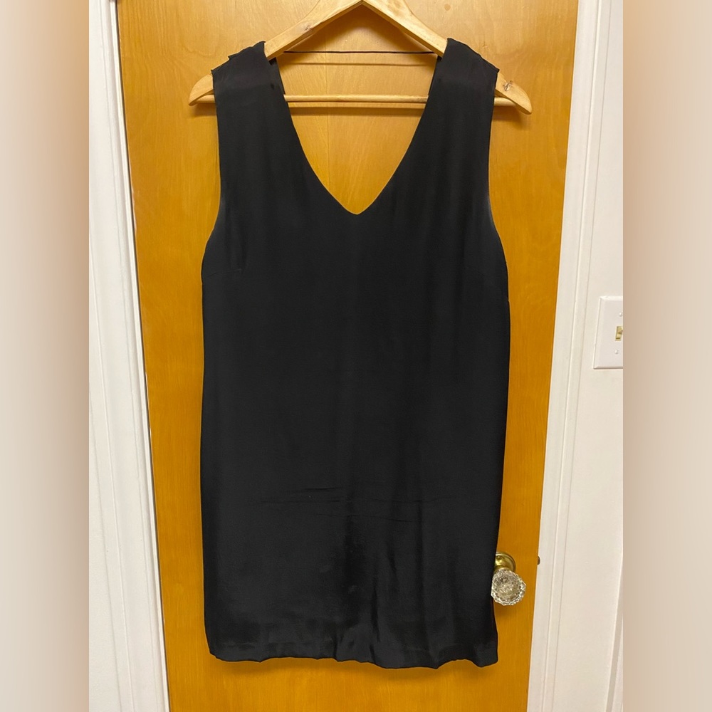 Little Black Dress with Cape Detail